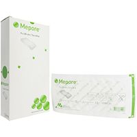 Mepore Self-Adhesive Absorbent Dressing. Size: 3.6" x 8" (9 x 2cm) Quantity: Box of 60