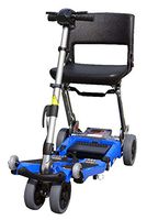 FreeRider USA Luggie Standard -Folding Mobility Scooter with Lithium-ion Battery for Adults and Seniors, Portable, Lightweight, Airline Approved, Blue