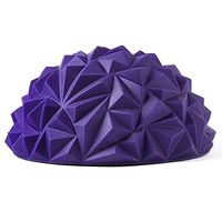 Beuttiful Massager Spiky Massage Ball PVC Foot Trigger Point Stress Relief Yoga Massager (Purple)