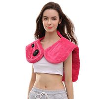 VBARV Shoulder Heating Heat Pad,Wrap Electric Neck Shoulder Body Warmer Adjustable Temperature for Shoulder Back Neck Pain Relief Hot,Warm Massage Heating Knee Pads