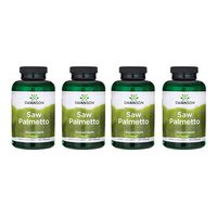 Swanson Saw Palmetto Herbal Supplement for Men Prostate Health Hair Supplement Urinary Health 540 mg 250 Capsules (4 Pack)