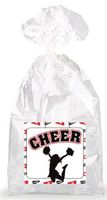 Cheer Party Favor Bags with Ties - 12pack