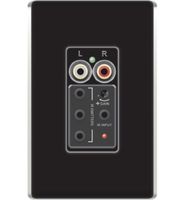 Legrand - On-Q AU1004BK lyriQ Flush Mount Single Source Input, Black (Wall Plate not included)