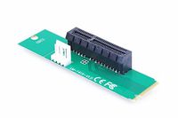 KNACRO PCI-E 4X(64Pin) to NGFF(M.2) Key M Adapter by 4Pin Power Cable