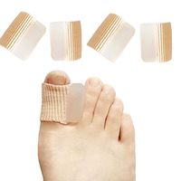 Hallux Valgus Gel Toe Spacers（2 PAIRS） Cushion with Toe Straightener Sleeve Tube for Bunion, Toe Alignment, Overlap Toes, Hammer Toe in Shoes（2 PAIRS）