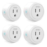 Smart plug, Gosund Mini Wifi Outlet Works With Alexa, Google Home & IFTTT, No Hub Required, Remote Control Your Home Appliances from Anywhere, ETL Certified,Only Supports 2.4GHz Network(4 Pieces)