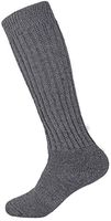 Therapeutic Alpaca Socks - Over The Calf - Diabetic, Neuropathy, Large Calf Socks by Alpacas of Montana (Small, Gray)