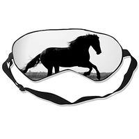 Horse Shape Sleep Eye Mask for Sleeping Contoured Eyemask Silk Best Night Blinder Eyeshade for Men Women Kids