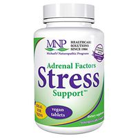 Michael's Naturopathic Programs Adrenal Factors Stress Support - 90 Vegan Tablets - Nourishes the Adrenal Glands, Supports the Body During Stress - Vegetarian, Kosher - 30 Servings