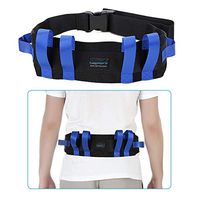 Gait Belt Patient Lift Transfer Board Slide Belt Medical Lifting Transport Belts Gate Grip Belt for Seniors Physical Ttherapy Safety Elderly bariatric Walking Nursing Assist Straps with Handles (Blue)