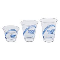 Recycled Content Clear Plastic Cold Drink Cups 9 oz. Clear 50/Pack