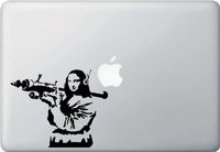 Yadda-Yadda Design Co. The Mona Lisa Bazooka - Vinyl Laptop or MacBook Decal