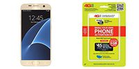 Straight Talk Samsung Galaxy S7 Platinum Gold 32GB Runs on Verizon's 4G XLTE Via Straight Talk's $45.00 5GB Unlimited Talk & Text Service Card Not Included