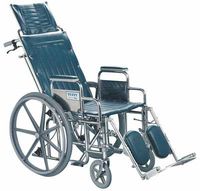 Tuffy Reclining Wheelchair 16"W x 18"D with Elevating Legrests