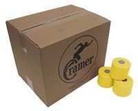 Cramer Tape Underwrap, Bulk Case of 48 Rolls of PreWrap for Athletic Taping, Hair Tie, Headband, Patellar Support, Pre-Wrap Athletic Tape Supplies, 2.75" X 30 Yard Rolls of Pre Wrap, Brite Yellow