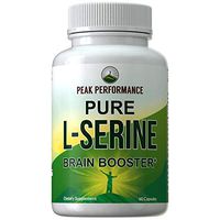 L-Serine Capsules 500mg by Peak Performance. Best Brain and Nootropic Amino Acids for Production of L-Cystine, L-Tryptophan and Serotonin. USA Grade L Serine Pills. Non-GMO Supplement (60 Servings)
