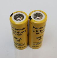 2pcs Panasonic BR-A 3V Lithium Backup Battery