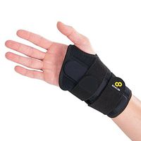 Bracoo Wrist Brace, Reversible Hand Splint for Carpal Tunnel, Wrist Pain & Sport Injury- Adjustable, Customized Fit & Comfortable Padded Lining, Guardian (WB30), 1 Count