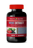 antioxidant Immune Support - Brain Health multivitamin - Wine Extract ANTIOXIDANT Complex 1200MG - resveratrol with quercetin - 1 Bottle 60 Capsules