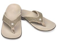 Spenco Men's Yumi Canvas Sandal | Color Major Grey | Combines a Simple Strap Style and a Canvas Material Upper (12)