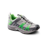 Dr. Comfort Refresh Women's Therapeutic Diabetic Extra Depth Shoe: Grey/Lime 6.5 Medium (A-B)