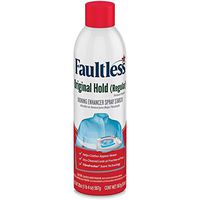 Laundry Starch Spray, Faultless Original Hold Ironing Enhancer Spray Starch for a Smooth Iron Glide on Clothes & Fabric (20oz 12 Pack) Even Spray, Easy Iron Glide, No Reside