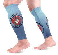 poeticcity USMC US Marines 1 Pair Calf Sleeves Cooling Leg Support Pain Recovery