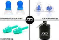 1-st Noise Canceling High Fidelity Ear Plugs by Tomas Marshal - Best Safety for Professional Musicians for Travel, Motorcycles, Swimming, Sleeping, and Isolate Industrial Sounds and More (3 Pairs!)