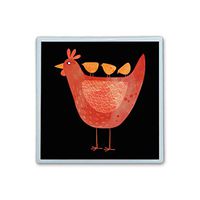 XIANN Care Contact Lens Box Holder Container Case Storage Eyecare Kit - Hen And Chicks