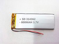 BEESCLOVER () 3.7V 314362 800mah Lithium-ion Polymer Battery Lithium Battery Show