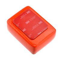 Goliton Floaty Float Box Sponge with 3M Adhesive Anti Sink for GoPro HD Hero 1 / Hero 2 / Hero 3 / Hero 3+/Hero4 /Hero5 /4 Session/5 Session XiaoYI Xiaomi- Red