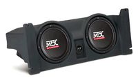 MTX Thunderform Custom Subwoofer Enclosure for Jeep WRANGLER TJ 1997-2006 LOADED w 10" MTX Subwoofer (CHARCOAL)