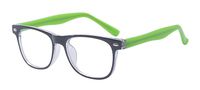 ALWAYSUV Blue Light Filter Computer Glasses for Blocking UV Blue Ray Minimize Headache [Anti Digital Eye Fatigue] Transparent Lens Green Frame