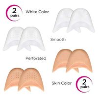 4 Pairs of Silicone Ballet Toe Sets Toe Anterior Palm Cushioning high-Heeled Shoes Set