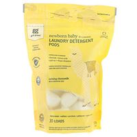 Grab Green Laundry Detergent Pods, Newborn Baby, 0-4 Months, Calming Chamomile with Essential Oils, 30 Loads, 1.05 lbs (480 g)
