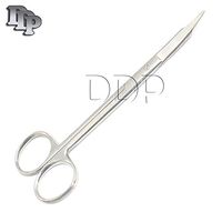 DDP GOLDMANN-FOX SCISSOR, CURVED, 1 BLADE SERRATED, 13CM/5"