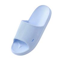 Emimarol Shower Slippers for Women and Men Bath Slippers,Anti-Slip Soft,Cushion-y Massage Slipper,Shower Shoes Blue