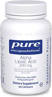 Pure Encapsulations - Alpha Lipoic Acid 200 mg - Hypoallergenic Water- and Lipid-Soluble Antioxidant Supplement - 120 Capsules