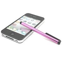 5pack Universal Small Metal Touch Stylus Pen for Android Mobile Phone Cell Smart Phone Tablet iPad iPhone (5pack Pink)