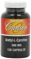 Carlson Labs Acetyl L-Carnitine, 500mg, 120 Capsules