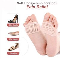 2 Pairs Silicone Soft Honeycomb Forefoot Pain Relief