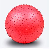 Massage Ball Thickened Explosion-Proof Early Education Tactile Ball Pregnant Woman Baby Fitness Yoga Ball, red 85cm