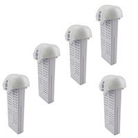 Fytoo 5pcs 3.7V 400mah Lithium Battery for SYMA X22 X22W Four-axis Aircraft RC Quadcopter Drone Battery Spare Part White