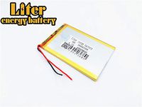 BIHUADE 3.7V 4000mAh 3668100 Polymer Lithium Li-ion Battery Rechargeable Lithium Polymer Li-Po Battery for MP4 GPS MP3 Bluetooth Stereo DIY Gift (3668100)