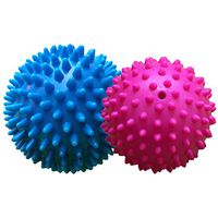 Massage Ball Spiky Massage Balls Sport Ball 2 Pieces Massage Tools for Waist Leg Belly Acupoint Massage