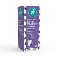 Wellness Basics Children's Pain & Fever Relief Acetaminophen Dye-Free Liquid, Grape, 4 Fluid Ounce