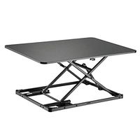 Standing Desk,Height Adjustable 79cm50cm Platform Riser Converter Stand Up Desk,Ergonomic Design Office Tabletop Computer Workstation for Laptop Black
