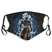 Dragon Ball Glasses Anti-Smog Mask,Adjustable Earloop Face Double Layer Mask,Washable, Reusable Masks,Protection from Dust, Pollen, Pet Dander, Other Airborne Irritants