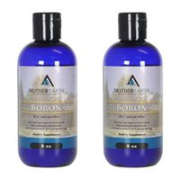 Mother Earth Minerals - Boron 8oz (Trace Mineral) - 2 Pack - Micro-Mineral to Help Fight Osteoporosis