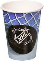 amscan NHL Ice Time! Collection 9 oz. Paper Party Cups, 48 Ct.